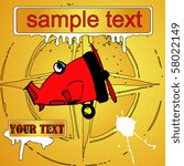vector cartoon airplanes