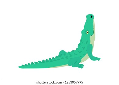 vector cartoon animal clipart alligator gator croc
