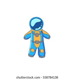 Vector Cartoon Astronaut 