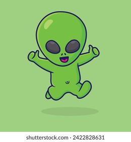 dibujos animados vectoriales de dibujos animados de bebés diseño de arte en ejecución, ilustración vectorial