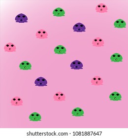 vector, cartoon background, pink color background