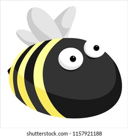 Vector cartoon bee
