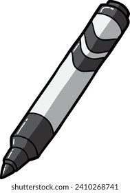 Vector Cartoon Black Permanent Marker