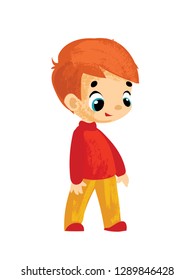 Vector cartoon boy
