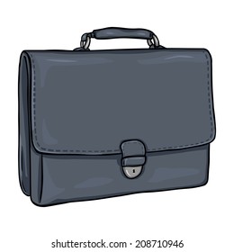 Vector Cartoon Briefcase