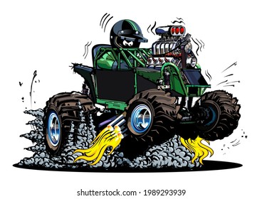 Vector Cartoon Buggy. Available EPS-10 vector format separated by groups and layers for easy edit