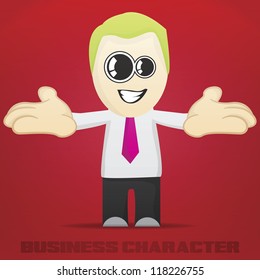 Vector Cartoon Business Character
