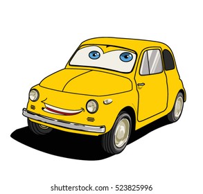 Vector Cartoon Car Illustration