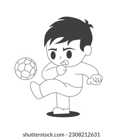 vector cartoon character colors and lines. cartoon characters with various hobbies and healthy activities (work, sports, and emotions)