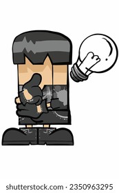 ilustración de carácter de caricatura vectorial