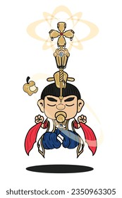ilustración de carácter de caricatura vectorial