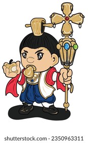 ilustración de carácter de caricatura vectorial