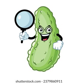 Vektorgrafik, Charakter und Maskottchen eines Pickle-Holzes.