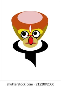vector, personaje de dibujos animados. Imágenes únicas y sencillas.