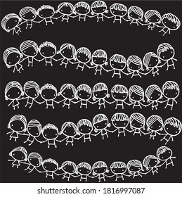 vector cartoon Children's background frame border icon