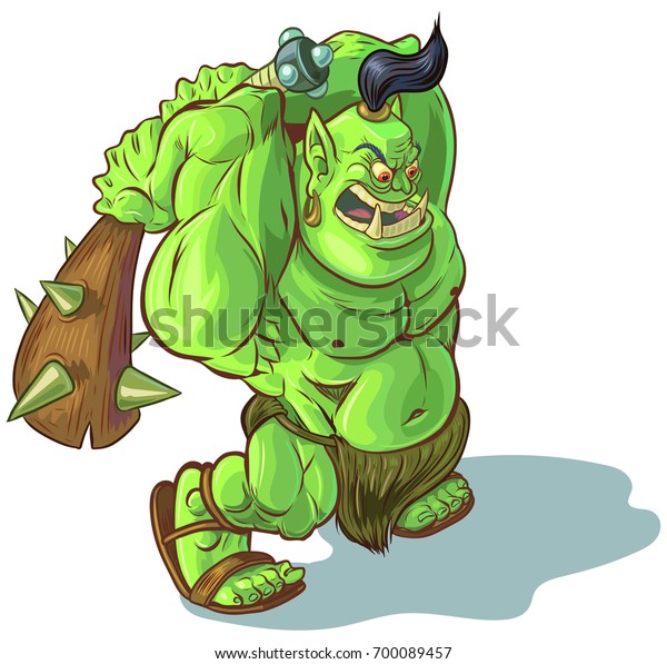 Vector Cartoon Clip Art Illustration Tough Stock Vector (Royalty Free ...