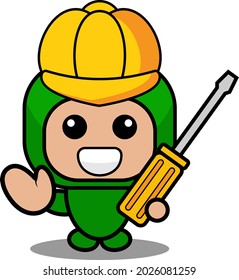 vector cartoon cute doodle rolling pin mascot costume character automotive