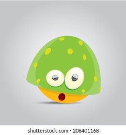 vector Cartoon cute monster
