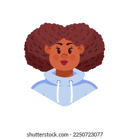 Vector Cartoon Cute Young Person Icon Isolated