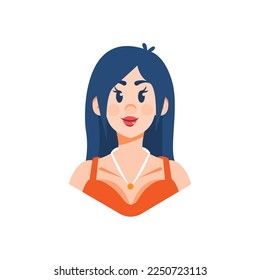 Icono de joven aislado de dibujos animados de vectores