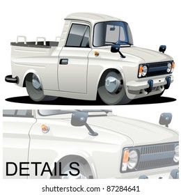 Vector cartoon delivery pickup