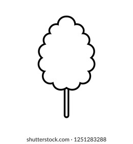 Vector Cartoon Dessert Icon Isolated On White Background