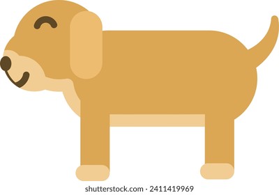 dibujos animados vectoriales de un perro
