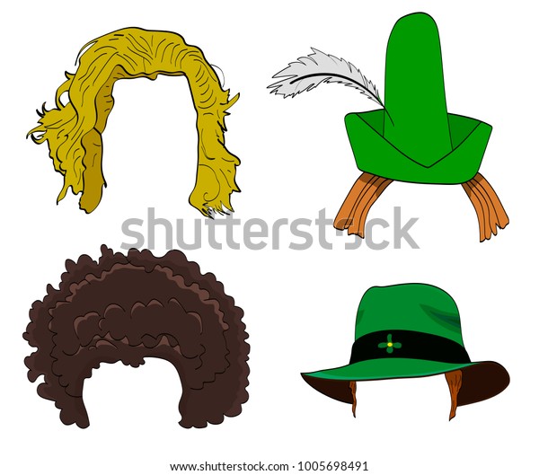 wigs and hats