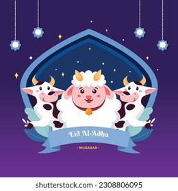 Vektorgrafik Eid Al-Adha Mubarak