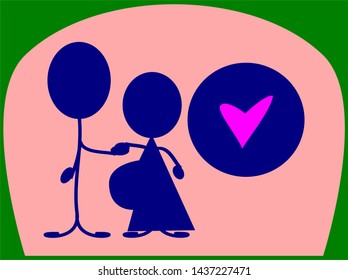 vector of  cartoon family for illustration