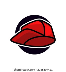 vector cartoon flat illustration of hat objects