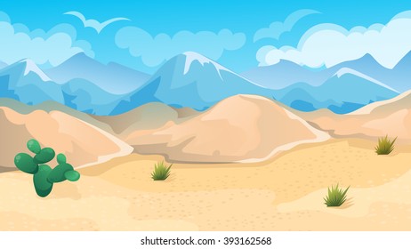 703 Cartoon Desert Location Images, Stock Photos & Vectors 