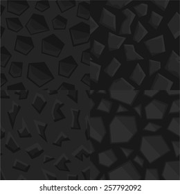 Vector cartoon ground seamless texture collection