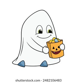 Vector cartoon halloween art design illustration