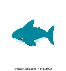 Vector Cartoon - Hammerhead Shark  (Sphyrnidae)