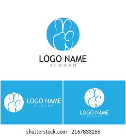 Vector Cartoon Hand Sign. Comics Clip art
