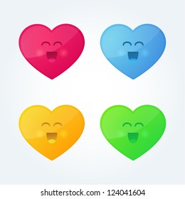 Vector cartoon heart
