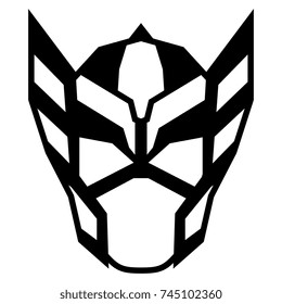 Vector Cartoon Helmet Isolated On White Background