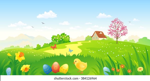 easter landscape images stock photos vectors shutterstock