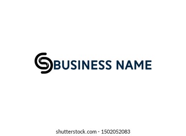 Vector cartoon illustration of black logo design. Isolated on white background.