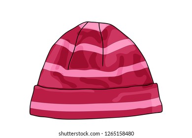 vector cartoon illustration - cap