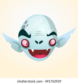 Vector cartoon illustration of the creepy vampire, Count Dracula. Great for Halloween.