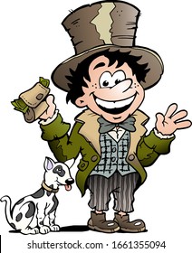  

Vector Cartoon Illustration Of A Happy Oliver Twist 