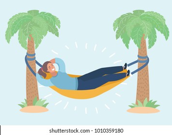 woman reading hammock Stock Illustrations, Images & Vectors | Shutterstock