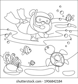 Coloring Book Animals Sea Images Stock Photos Vectors Shutterstock