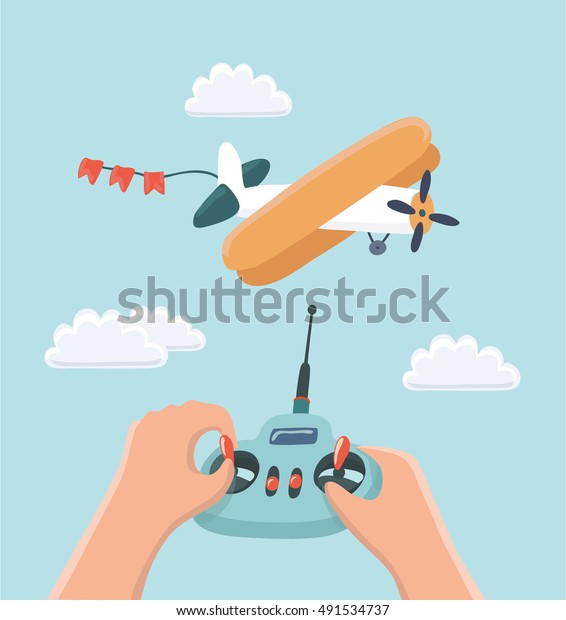 cartoon rc plane