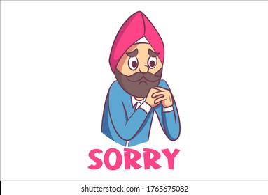 Sorry Cartoon Images Stock Photos Vectors Shutterstock