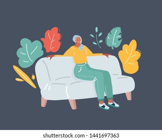 真俯瞰 ソファー 座る カップル のイラスト素材 画像 ベクター画像 Shutterstock