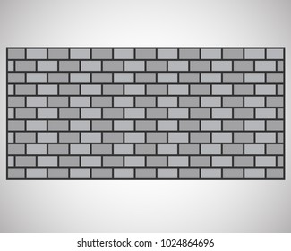 vector cartoon illustrations of brickworks that have become walls
