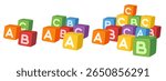Vector cartoon image of children